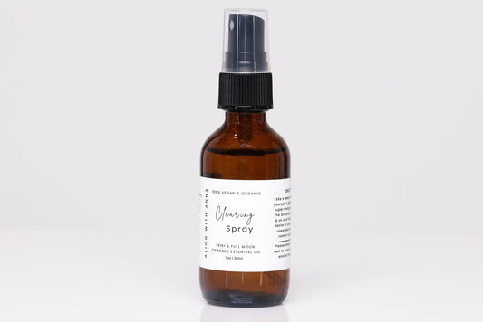 Clearing Spray Spiritual Cleanser Botanical Vegan Peppermint Basil Eucalyptus Aura Reiki Protection Room Self Care Perfume Witchy Spray Align With Anna Anna Ortiz-Aragon Aromatherapy Products Women Made The Pachamama Shift