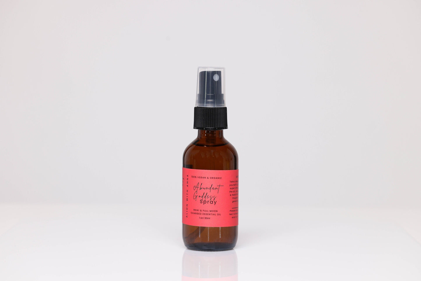 Abundance Spray Perfume from Natural Vegan Essential Oils Wealth Financial Freedom Success Manifestation Energy Protection Orange Geranium Scent Align With Anna Anna Ortiz-Aragon Aromatherapy Products Women Made The Pachamama Shift